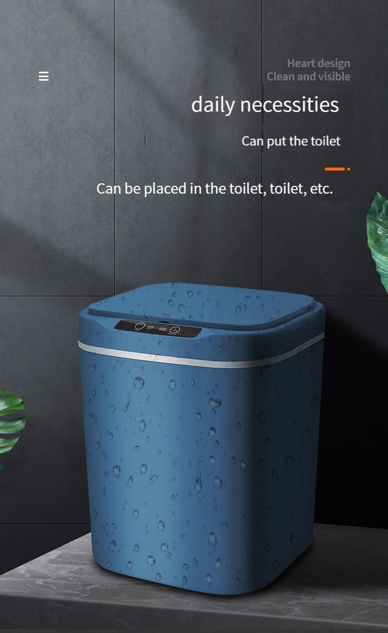 Intelligent garbage cans 18L-20L large capacity induction garbage cans ...