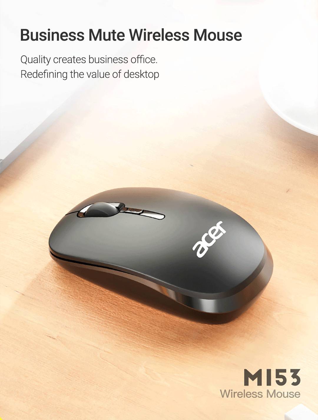 Acer Wireless Mouse M153 Mute Mouse Three Speed DPI Adjustment 2.4G ...