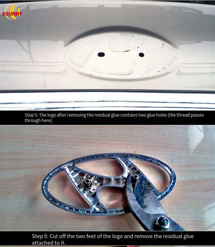 KIA LED Light Keychain - 7 Colour RGB Badge - USB Rechargeable Acrylic Car Emblem