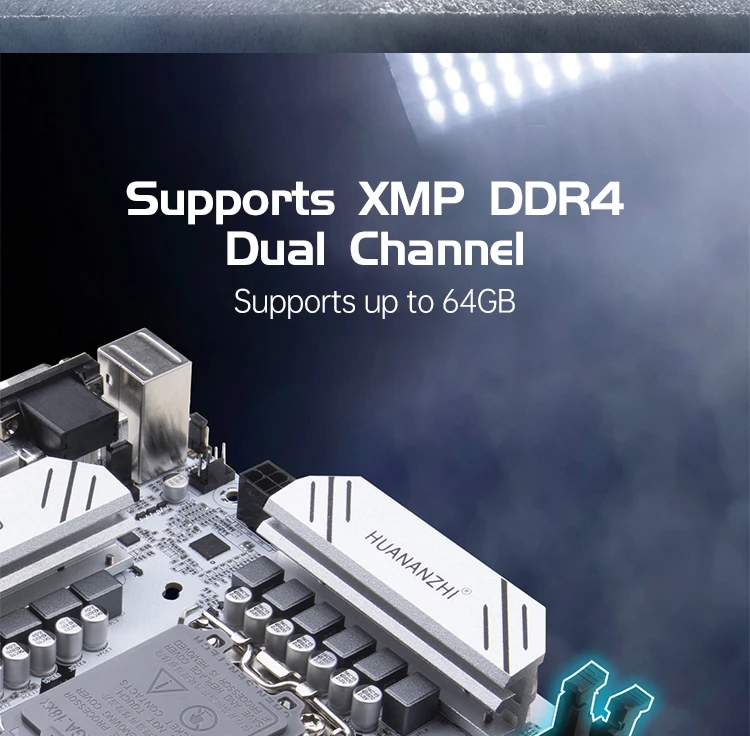 HUANANZHI B660M PLUS M-ATX DDR4 Motherboard Support 12 13 Gen（ Intel ...