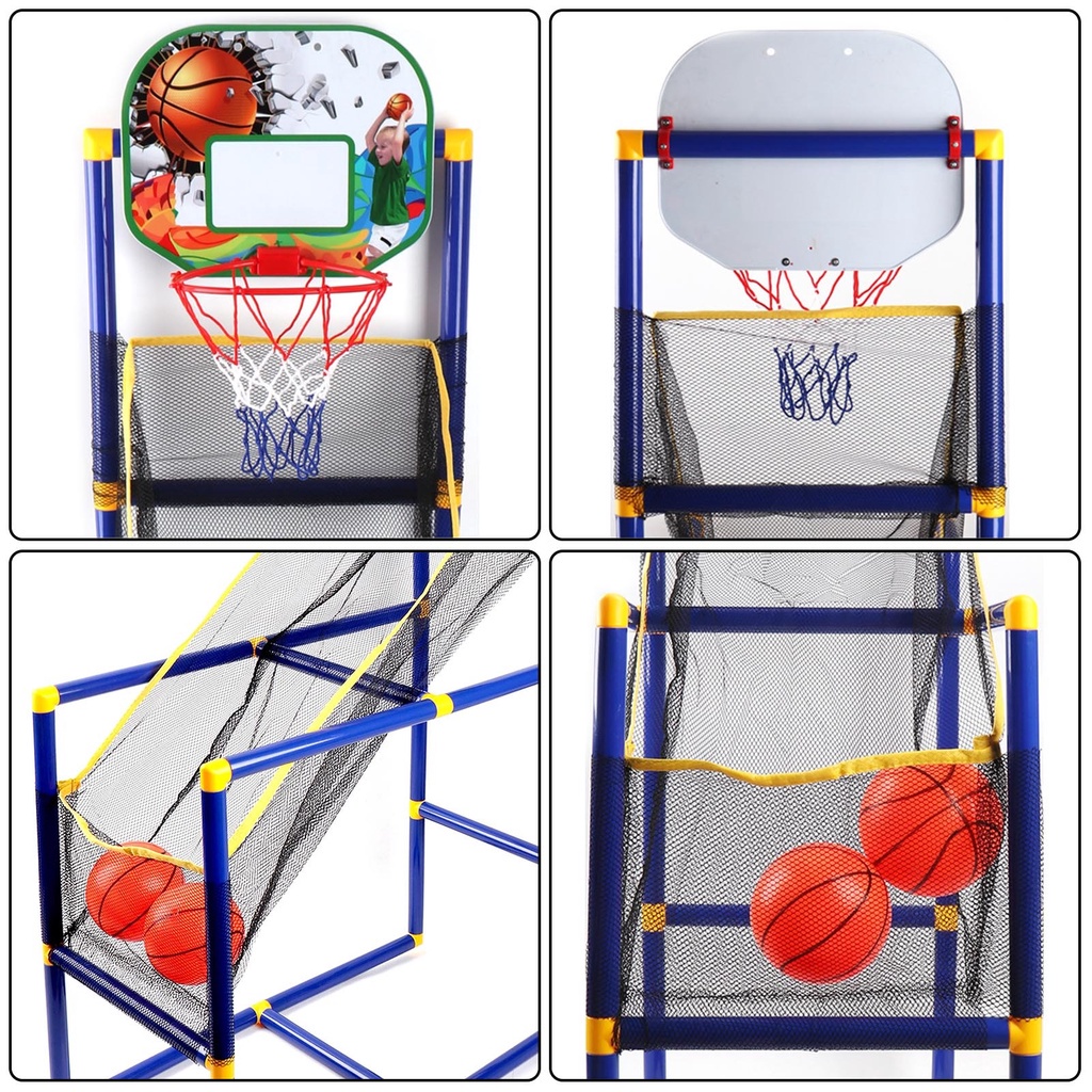 Kids Basketball Hoop Arcade Game Mini Indoor Basketball Stand Set ...