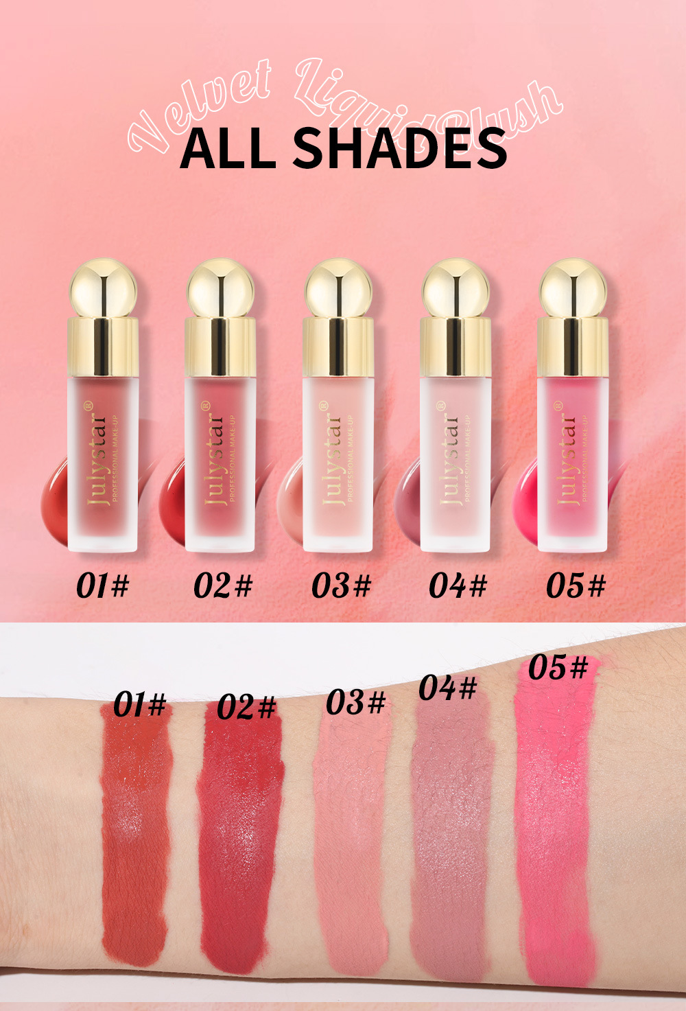 Juno Short Wrap - Blush