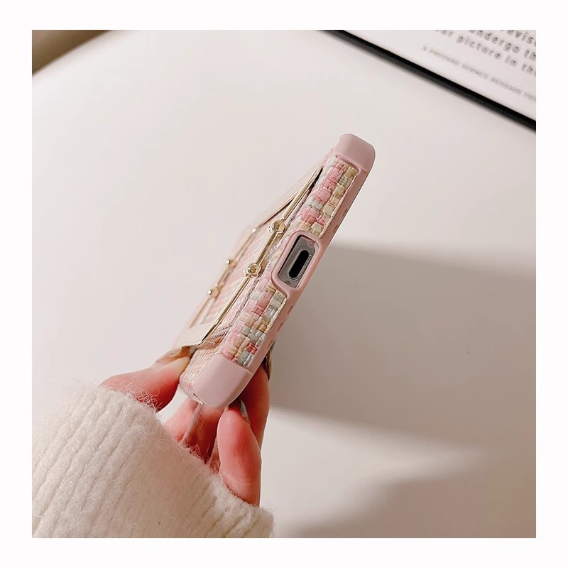 Bracelet Pearl Camellia Leather Card Bag Compatible For iPhone 15 14 11 ...