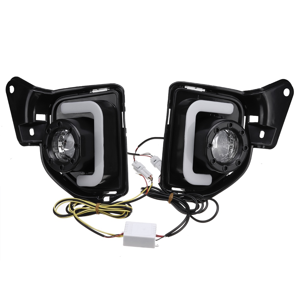 【Manila In stock】2PCS LED Car Fog Lamp DRL Daytime Running Light Turn ...