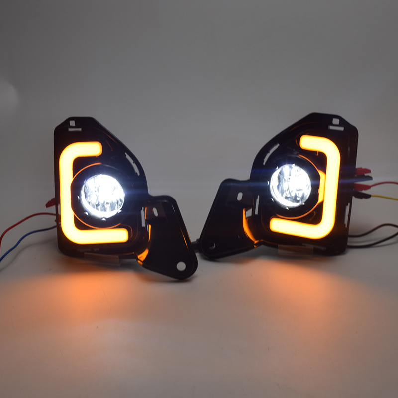 【Manila In stock】2PCS LED Car Fog Lamp DRL Daytime Running Light Turn ...
