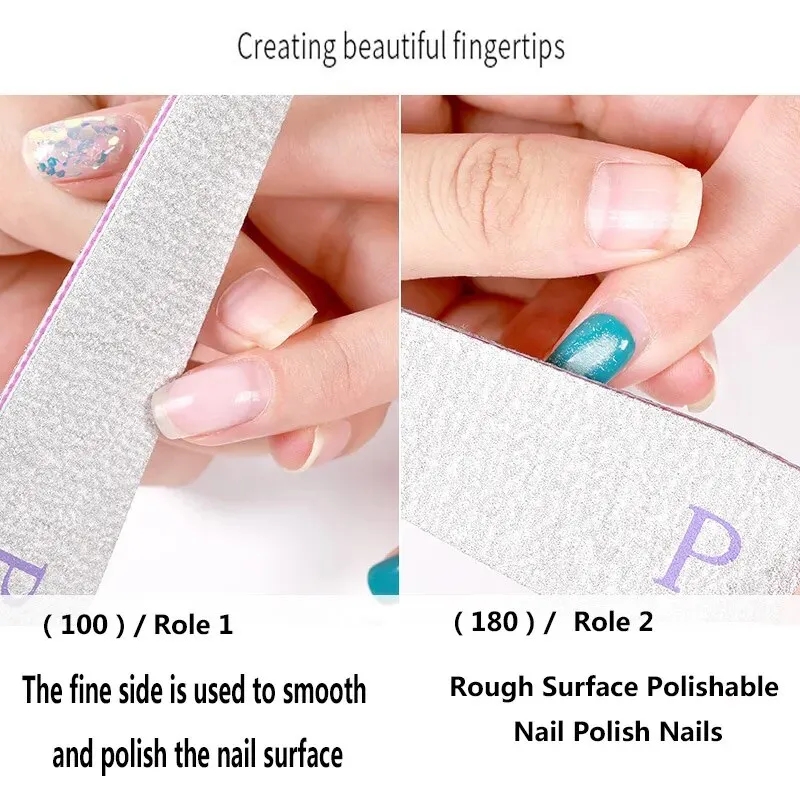 10pcs Nail Art Tools Nails File Set sanding Buffer Block Manicure ...