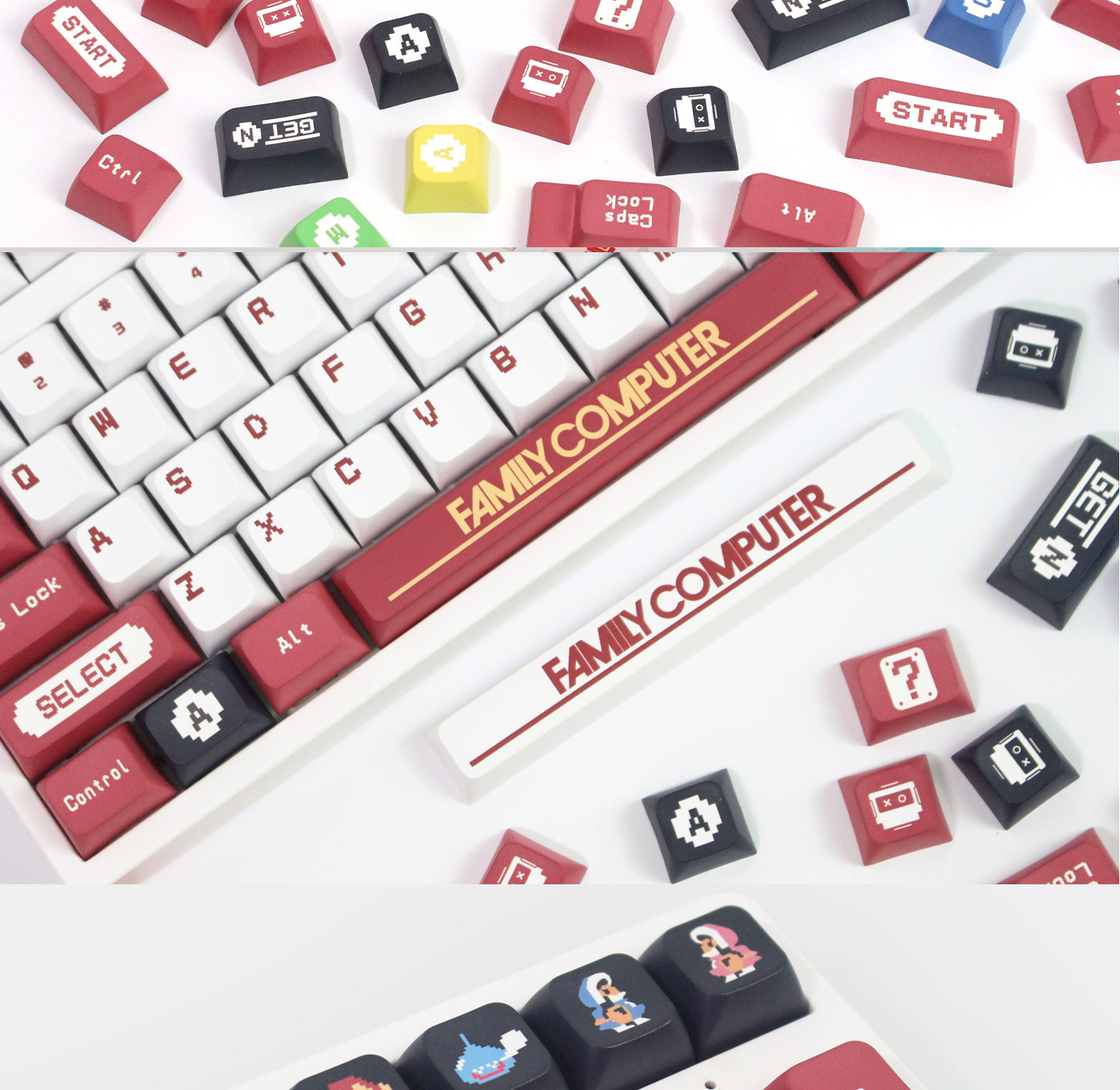 GMK Game Console Keycap, 134 Keys PBT Keycaps XDA Profile DYE-SUB ...