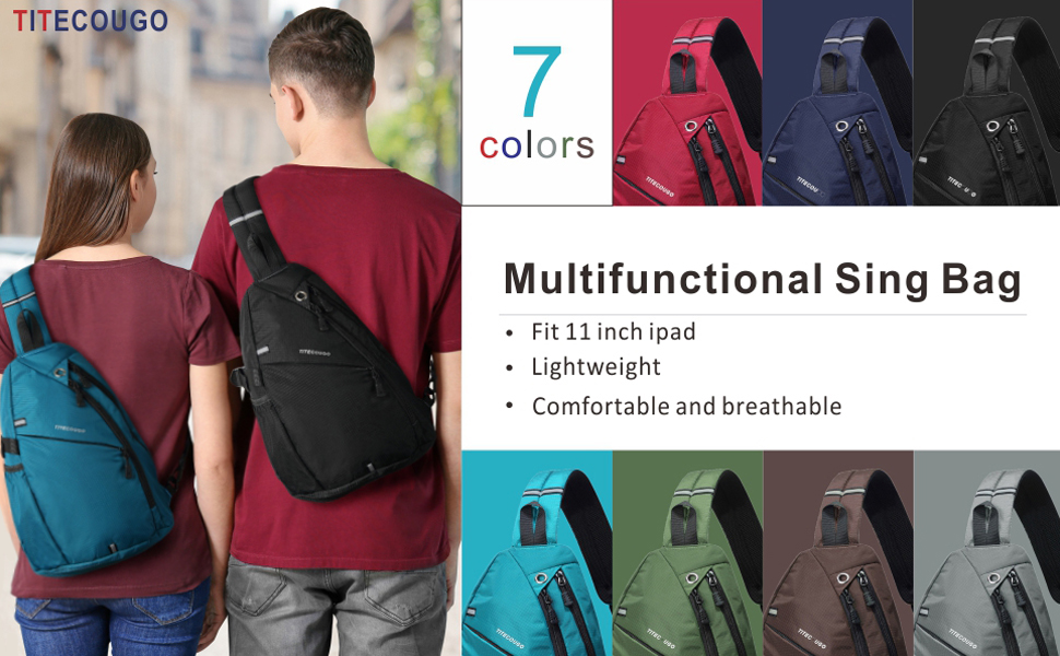 One strap travel niche backpack