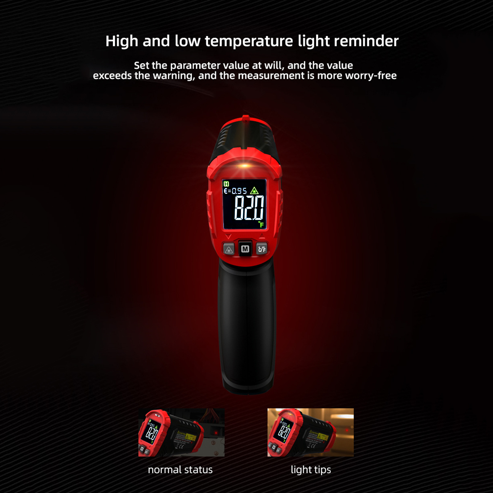 CUITING Infrared Thermometer Non-Contact Digital Temperature Gun -50°C - View #6