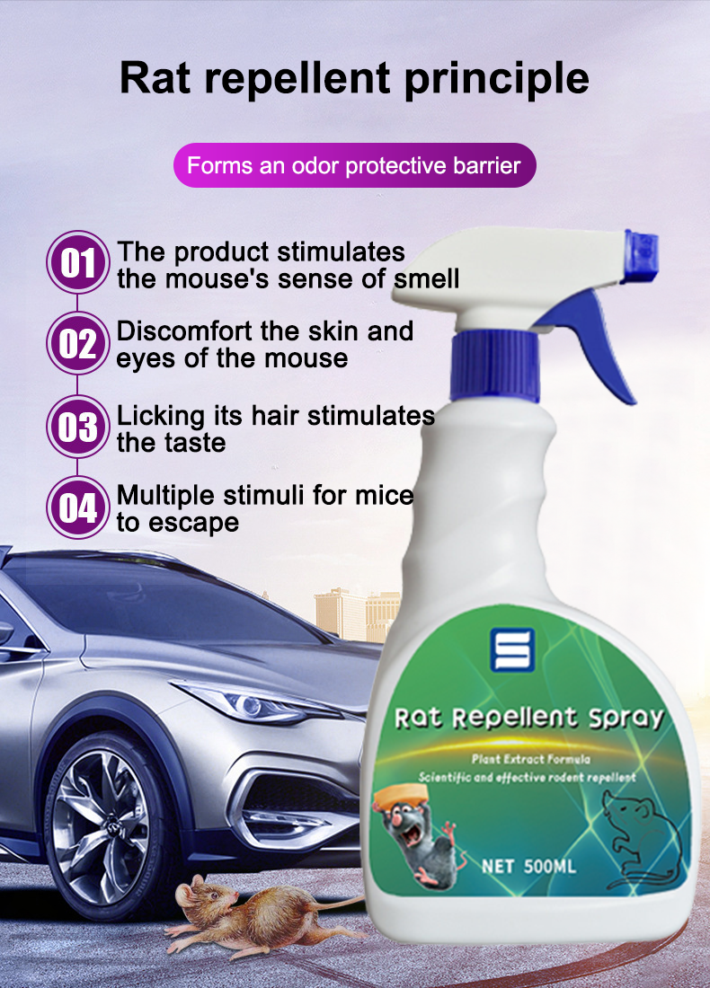 Rat all ran away！CP Rat repellant spray Anti rat spray Rat repellant ...