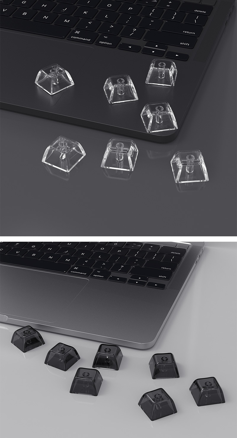 High Transparency Keycaps PC XDA Profile Keycap Custom Keycaps 1U ...