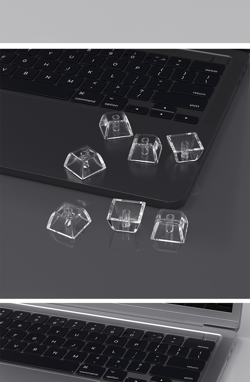 High Transparency Keycaps PC XDA Profile Keycap Custom Keycaps 1U ...