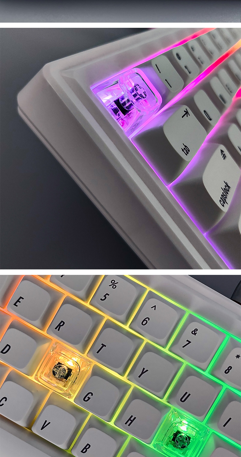 High Transparency Keycaps PC XDA Profile Keycap Custom Keycaps 1U ...