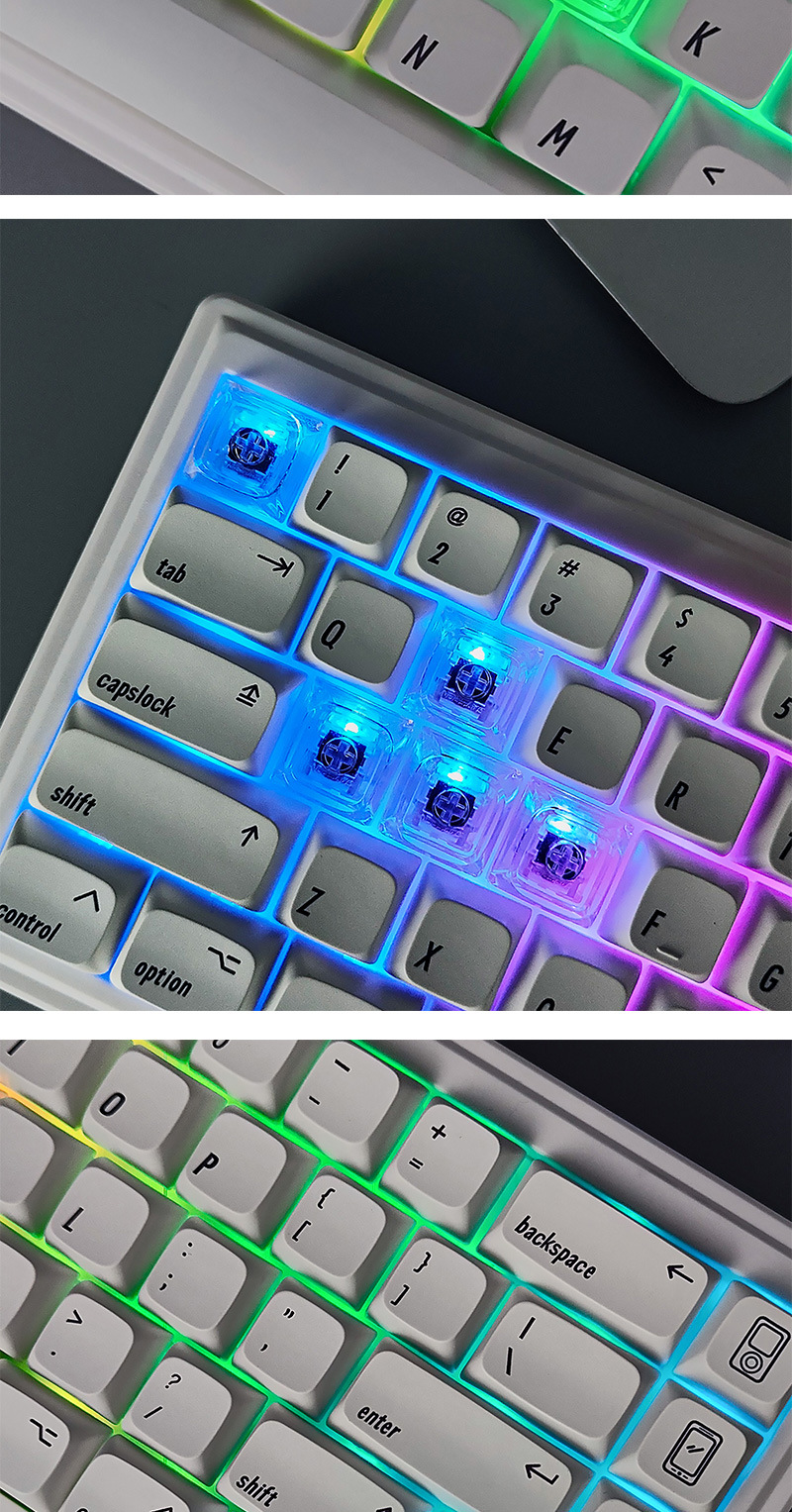 High Transparency Keycaps PC XDA Profile Keycap Custom Keycaps 1U ...