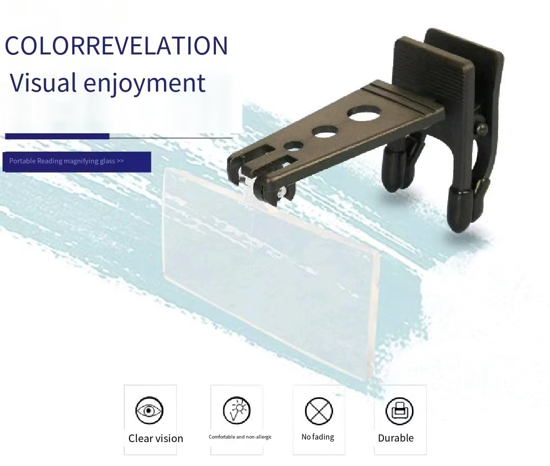 Eyeglass Clip-on Multi-Lens 1.5x 2.5x 3.5x Multi-Magnification Acrylic ...