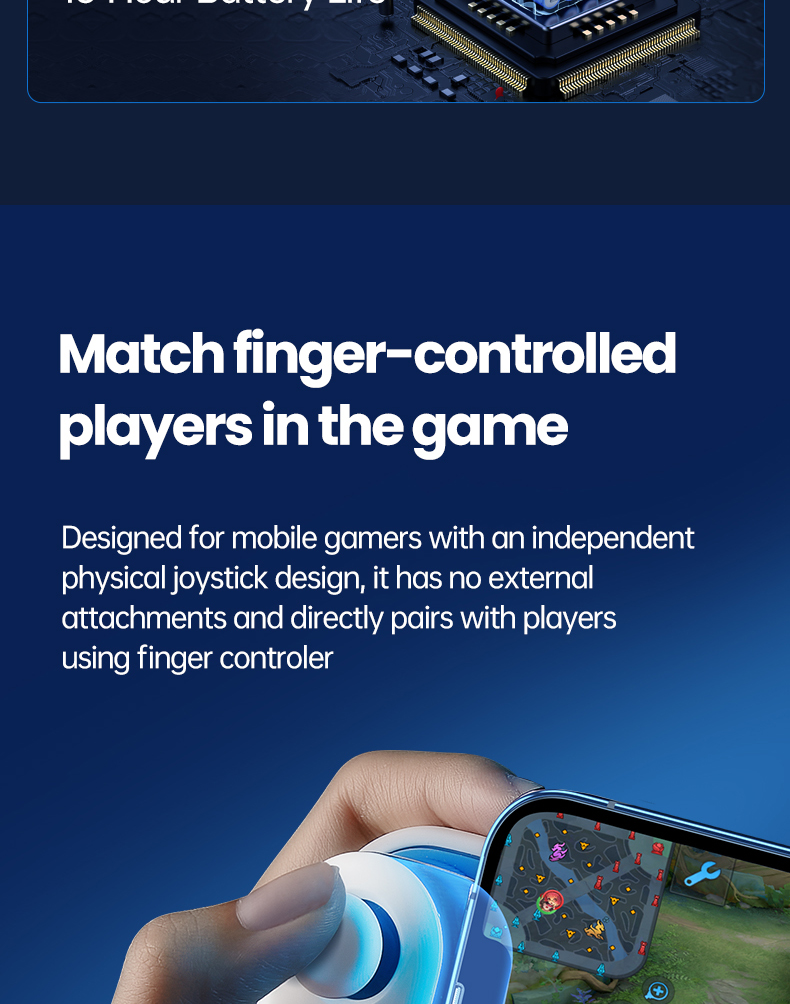 【Free Gift】HG Mobile Game Joystick Game Accessories League Of Legends ...