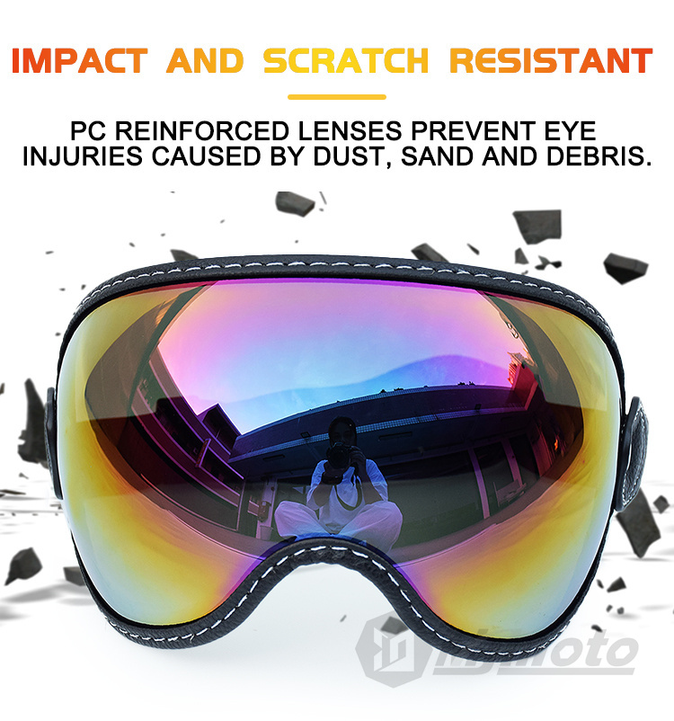 Vintage Motorcycle Helmet Lens Multicolor Hd View Face Shield Windproof ...