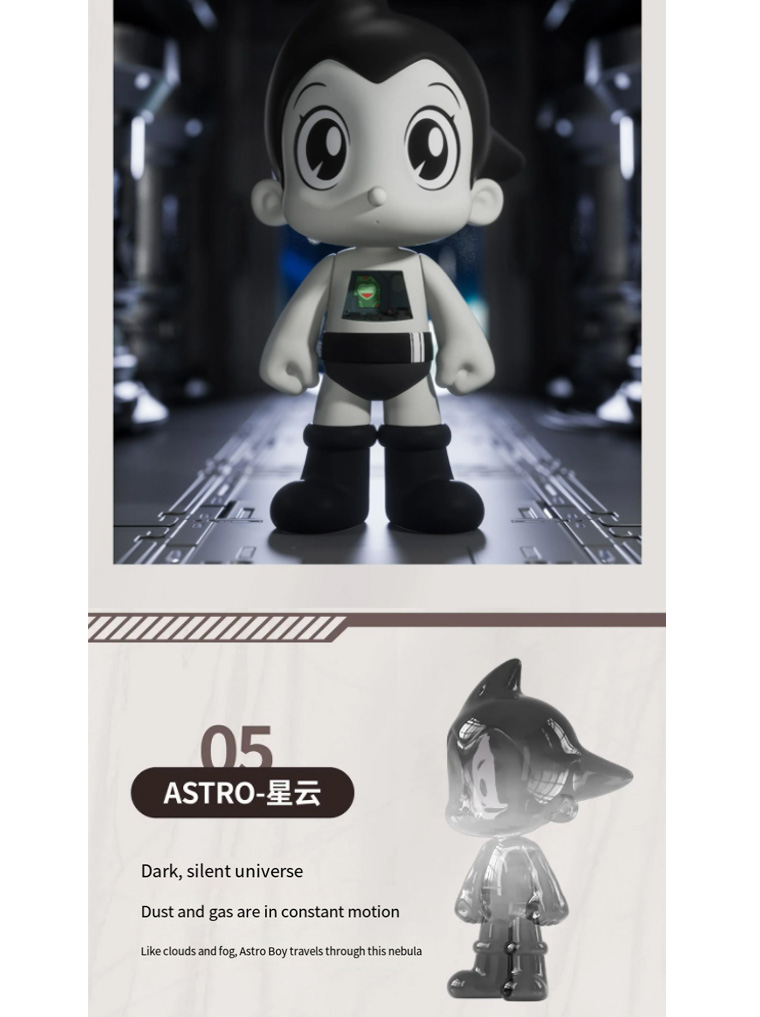 goho ASTRO Iron Arm Astro Boy Earth Little Hero Blind Box Tide Play ...