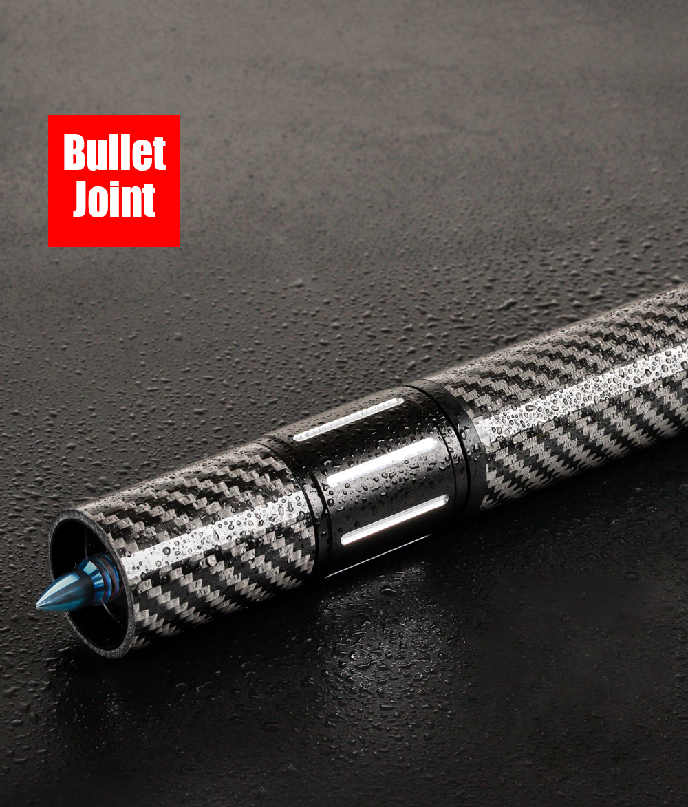 KONLLEN Billard Queue Verlängerung Kohlefaser - 6 Größen Für Mezz Predator ZOKUE