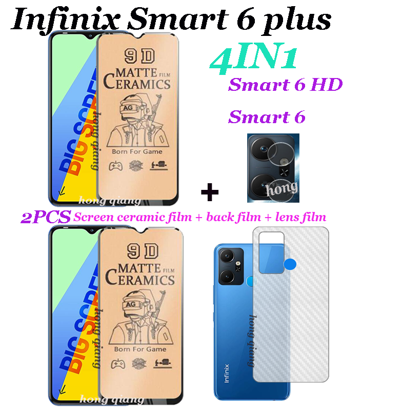 (4 in 1)Suitable for Infinx Smart 8 Screen Ceramic Film Infinx Smart 7 ...