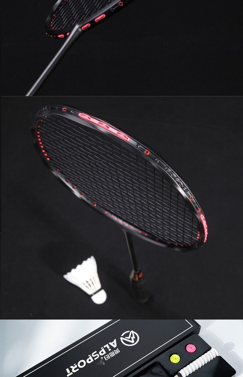ALPSPORT V5 PRO MXH Cushion Wave Frame Badminton Racket Original 100% ...