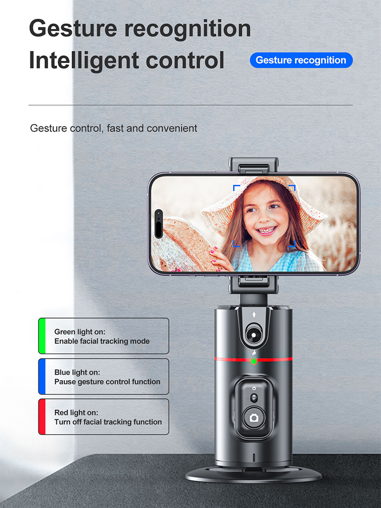 K-TWO Original AI Smart Gimbal with Remote Controls Auto Face Tracking ...