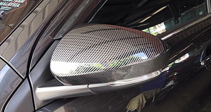 Toyota Veloz W101 (2022-Present) Carbon Fiber Pattern Rearview Mirror ...