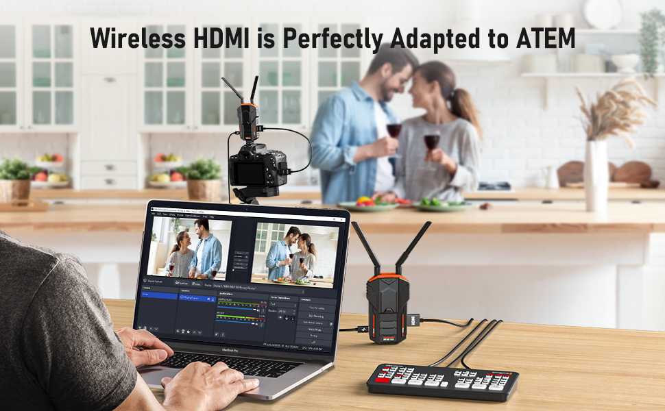 Lemorele R100 Wireless Transmission and Receiver Low Latency HDMI ...