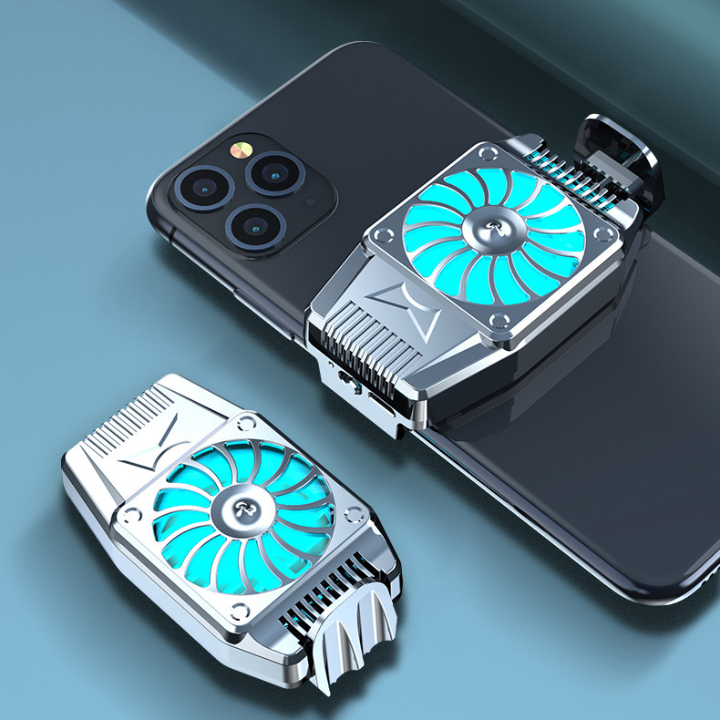 Air-Cooled Phone Radiator Chargeable Phone Gaming Cooler Portable ...