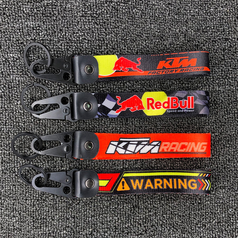 Motorcycle keychain high quality ribbon key chain Racing Key Ring Tag ...