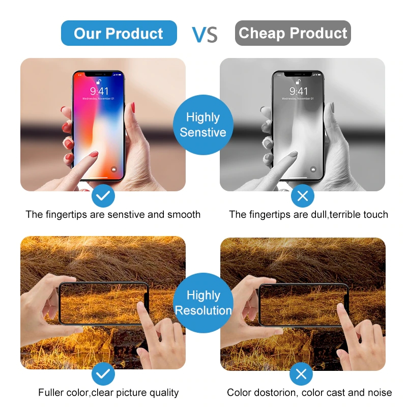 JK INCELL Screen For iPhone X XR XS 11 Pro Max LCD Display Touch Screen ...
