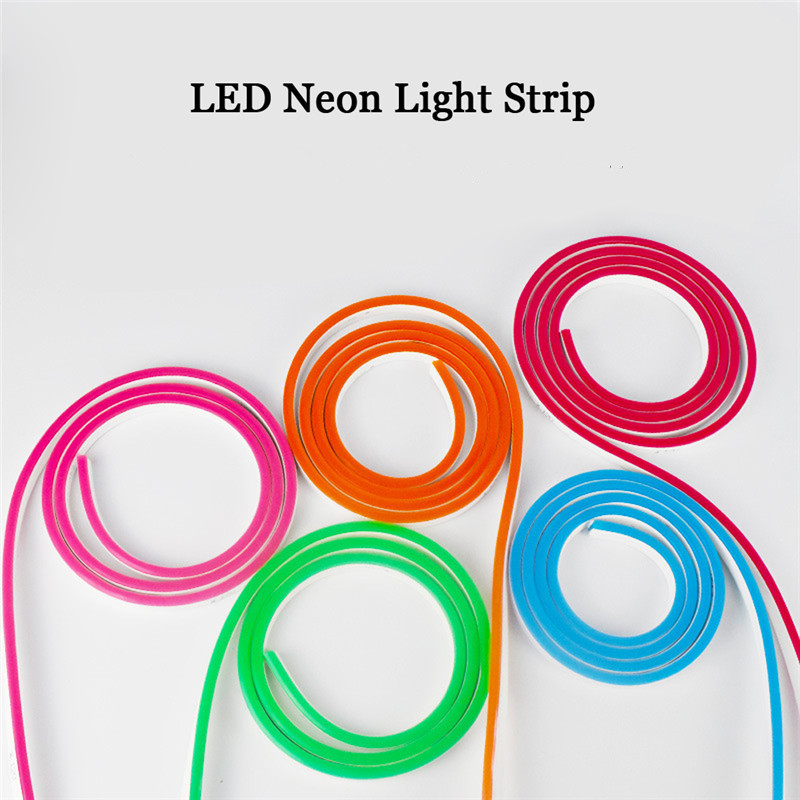 6X12mm LED Neon Flexible Strip Light 12V for DIY Signage (12 colors for ...