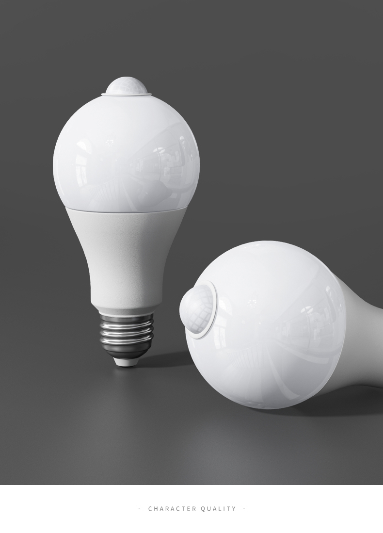 【5 PCS】LED Sensor Bulb E27 12W Dusk To Dawn Smart Bulb AC220V Day And ...