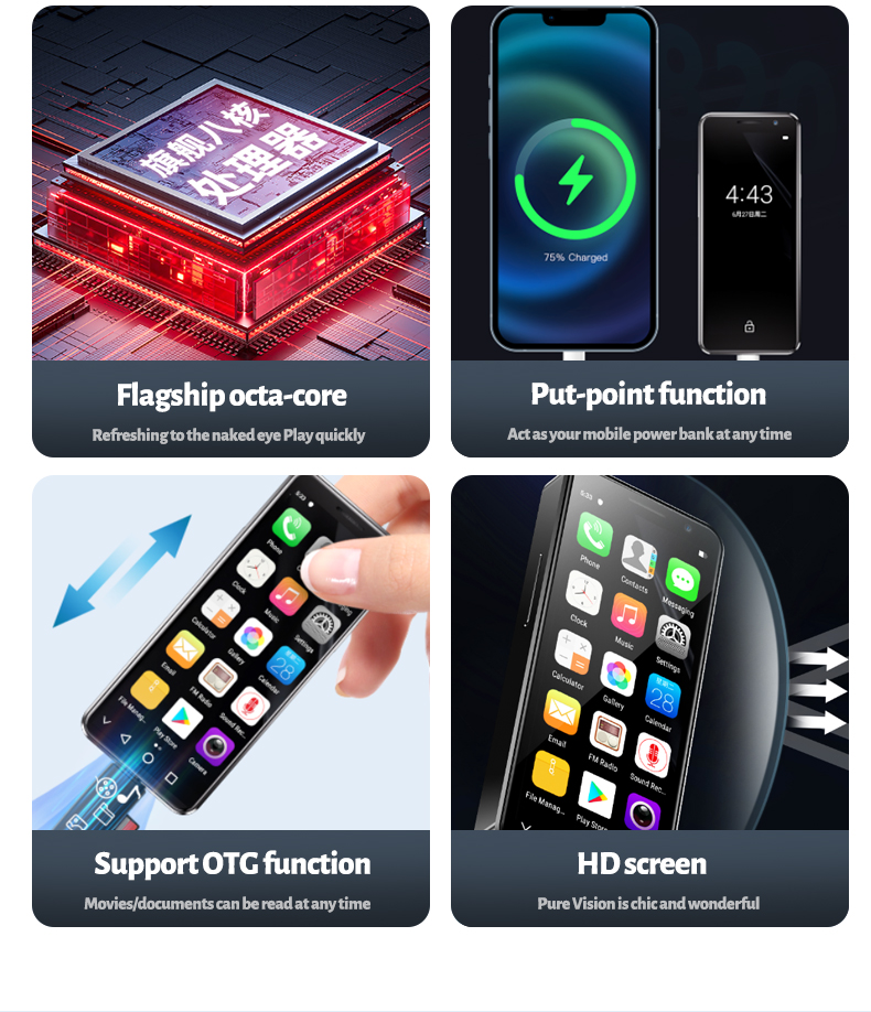 4G phone 4 inch Screen 4G android smart phone with WIFI Dual cameras ...