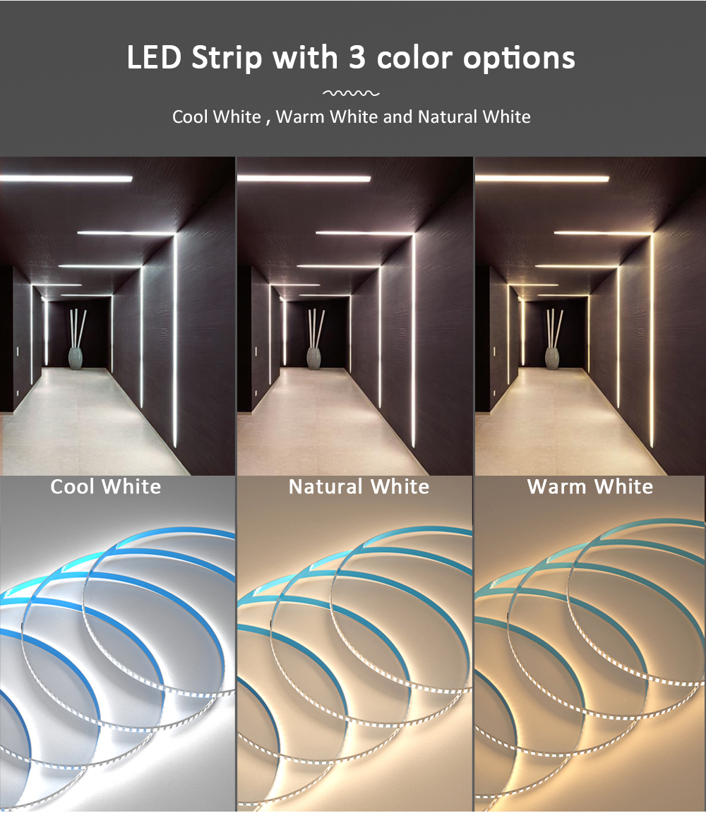WS2811 Horse Running Led Strip 24V 2835 120Leds/m BanlaX APP Control ...