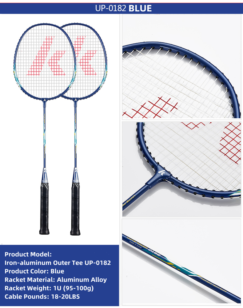Kawasaki 2pcs Badminton Racket Couple Rackets UP-0182 Aluminum Alloy ...