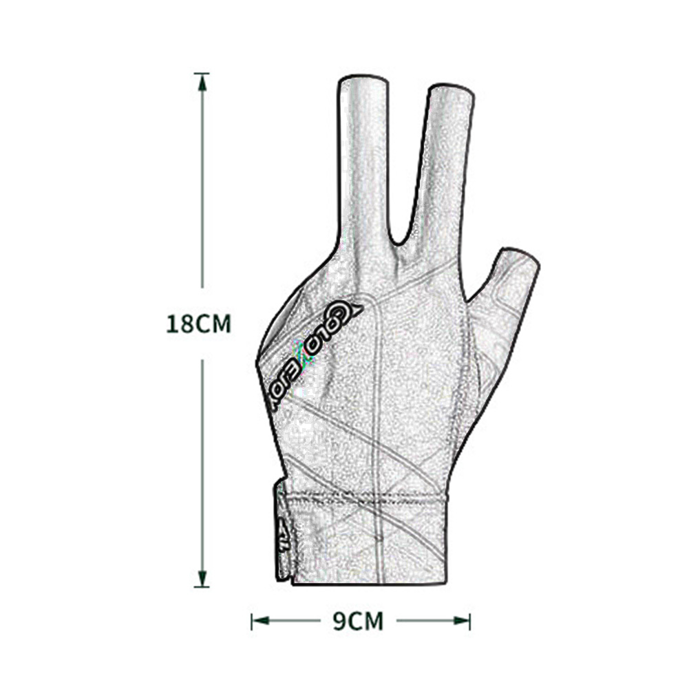 thumbnail image 2 of Alomejor Professional Snooker Billiard Gloves Cue Pool Gloves India 2 of 11