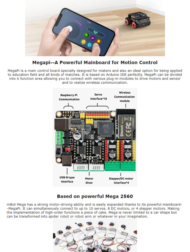 Makeblock mBot Mega Robot Kit, Compatible with Raspberry Pi, Coding ...