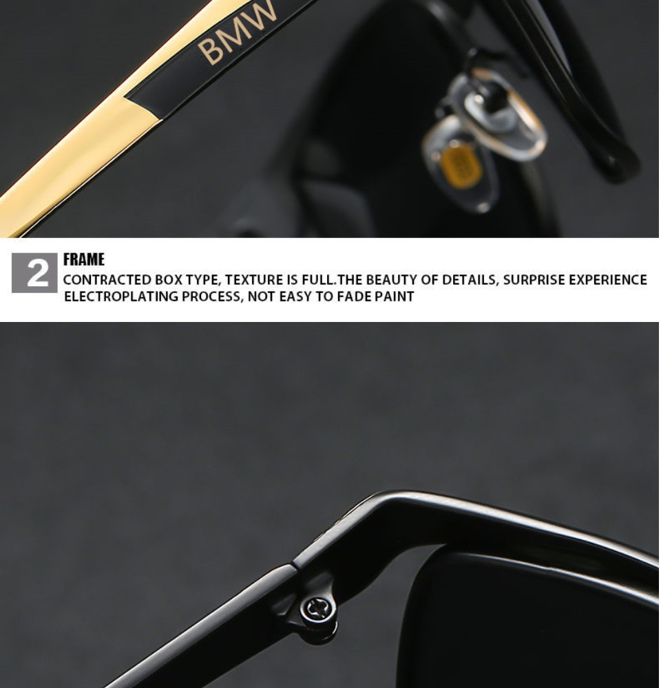 【24Hours Ship】 BMW Authentic Polarized Sunglasses For Men Driving ...