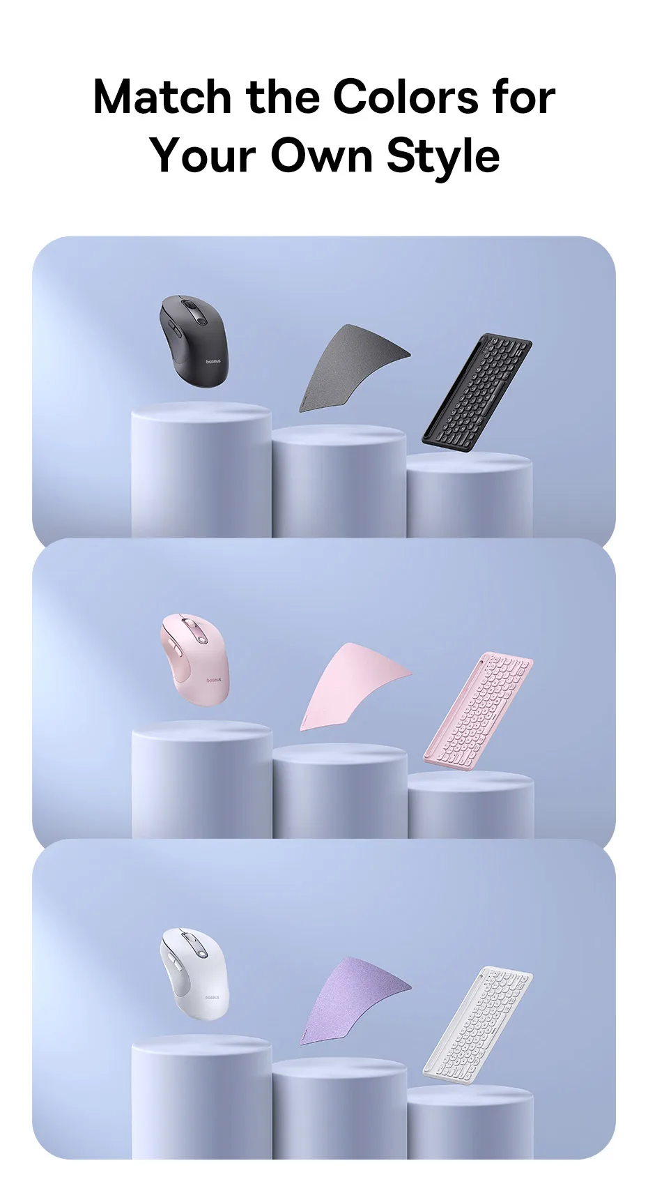 Baseus Wireless Mouse Gen 2 F02 Bluetooth 2.4G 4000 DPI Gaming Mouse ...