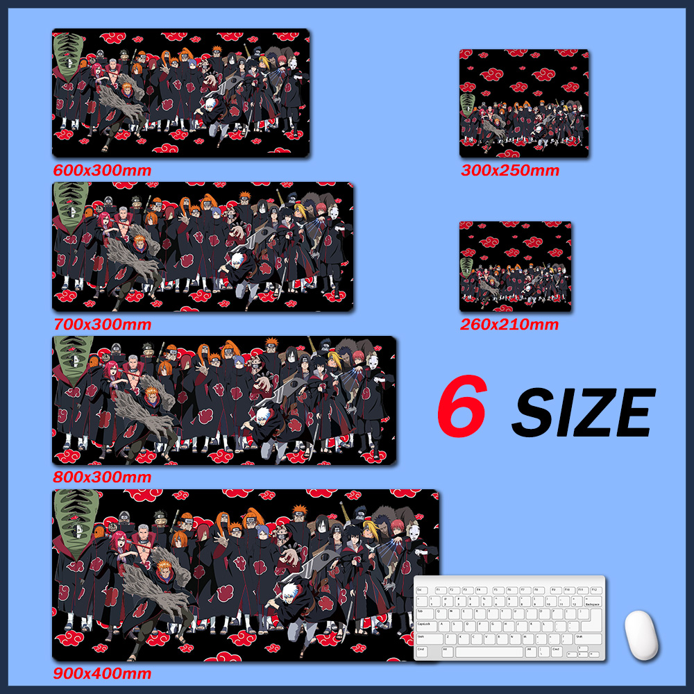 NARUTO Akatsuki Mouse pad Extended Gaming Mousepad Large Deskmat ...