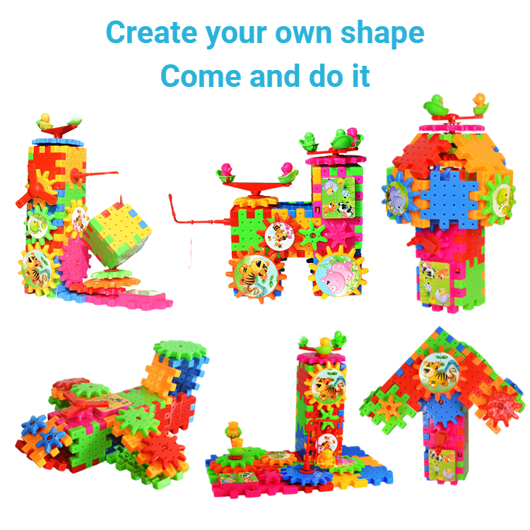Big Building Blocks Blocks Kids Set Gift Toys for Kids DIY electric ...
