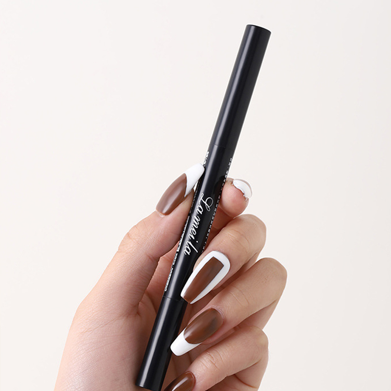 5 Colors Double Head Eyebrow Pencil EyeBrow with Brush Long Lasting ...