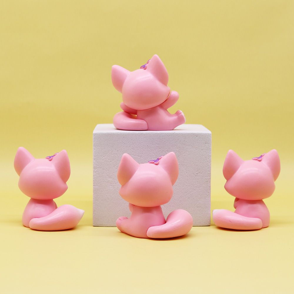 4Pcs/Set 7cm Disney Anime Cartoon LinaBell Figure Cute Kawaii Fox Lina ...