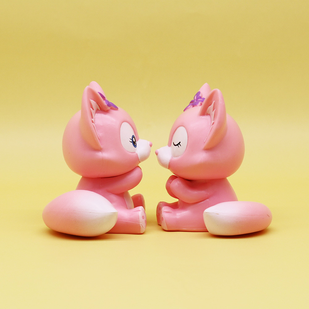 4Pcs/Set 7cm Disney Anime Cartoon LinaBell Figure Cute Kawaii Fox Lina ...