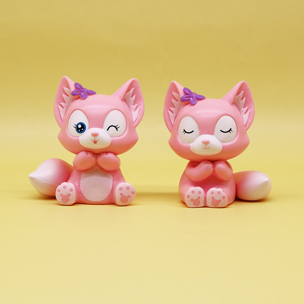 4Pcs/Set 7cm Disney Anime Cartoon LinaBell Figure Cute Kawaii Fox Lina ...
