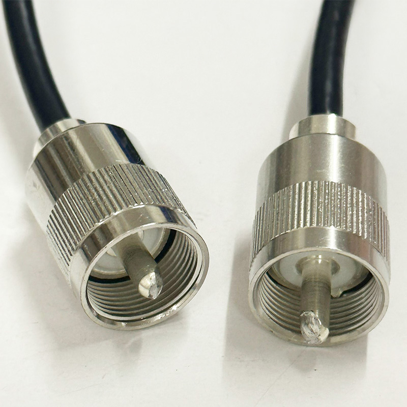Cavo Coassiale RG58 Con Connettori PL259 UHF Maschio A SO239 UHF Femmina - Spedizione USA, Lotto - Foto 2