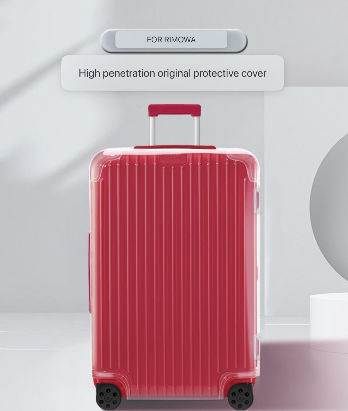 Suitable for rimowa Luggage Free Zipper Anti dust Transparent Thickened Waterproof Thickened Wear Resistant Scratch Re Shopee Philippines