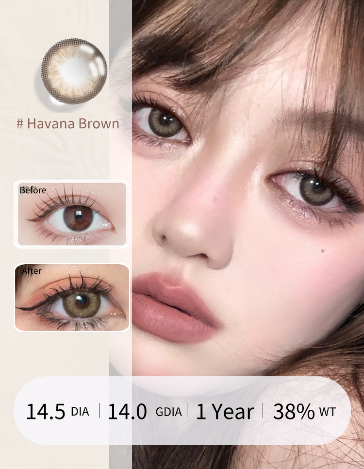 graded lens - Visual Click Contact lens Myopia contact lenses 1 Pair ...