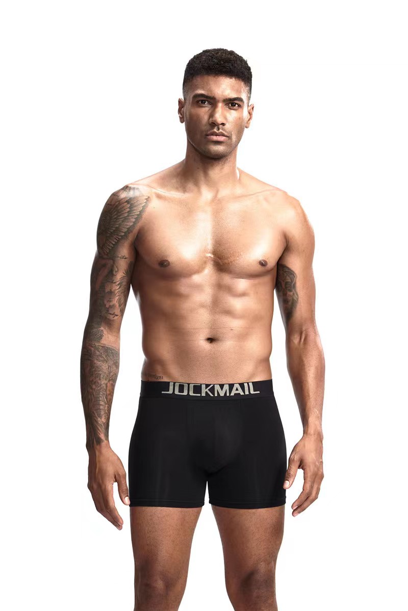 COD】New Men'S Hip-Lift Boxer Briefs With Removable Pad